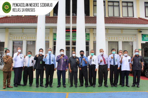 KUNJUNGAN DIRJEN BADILUM KE PENGADILAN NEGERI SIDOARJO KELAS 1A KHUSUS